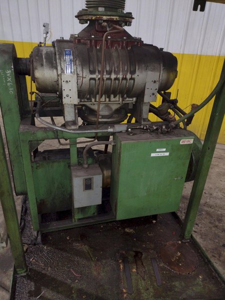 KINNEY HIGH VACUUM PUMP WITH MOTOR: YOBRO #24413