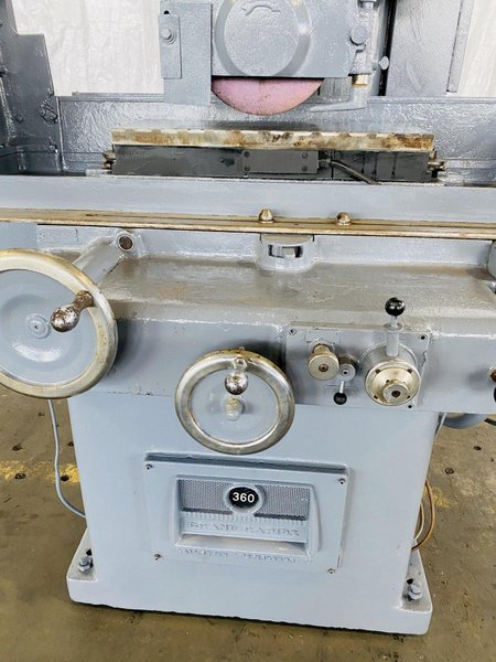 10" X 24" GALLMEYER &amp; LIVINGSTON MODEL 360 HYDRAULIC SURFACE GRINDER. STOCK # 1406719