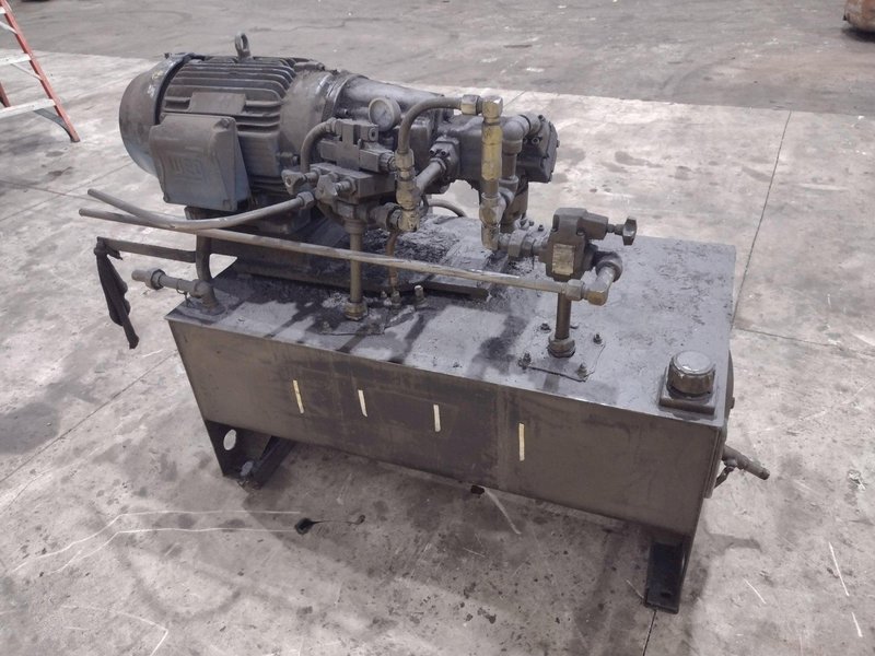 15 HP FABRILINE HYDRAULIC PUMP POWER UNIT: STOCK #23660