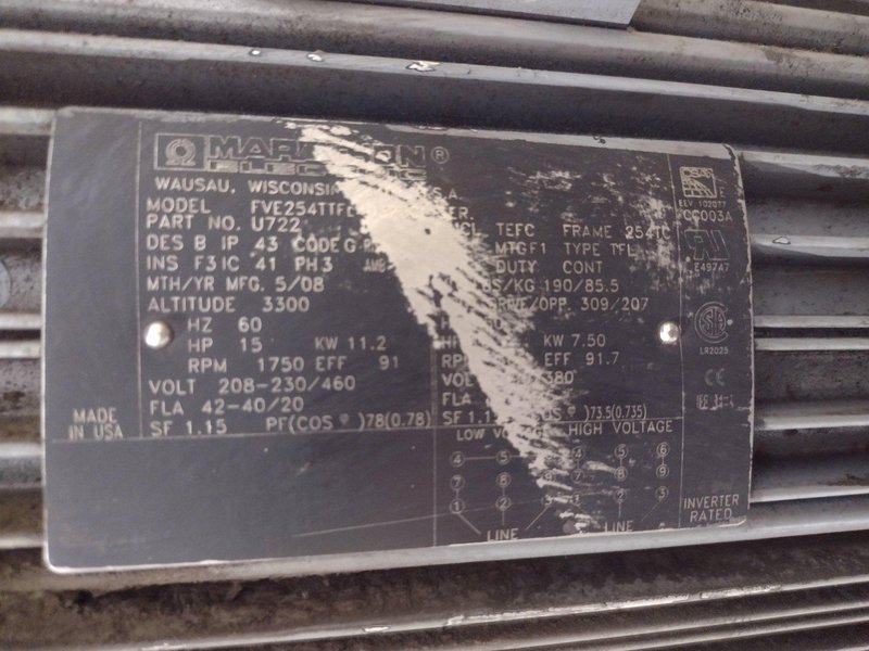 15 HP PARKER V PAK PUMP HYDRAULIC UNIT: STOCK #23505