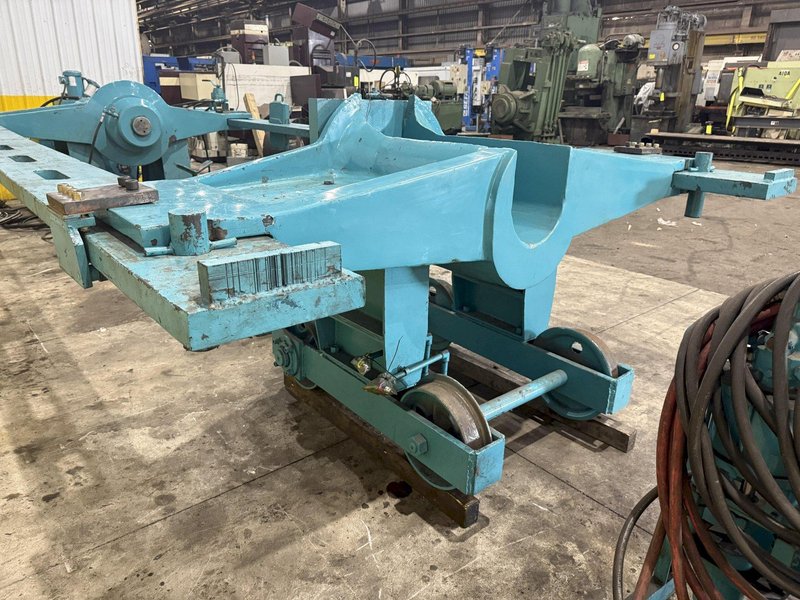 500 TON DRILL QUIP HORIZONTAL HYDRAULIC WHEEL PRESS WITH VICKERS HYDRAULIC UNIT: STOCK #23422