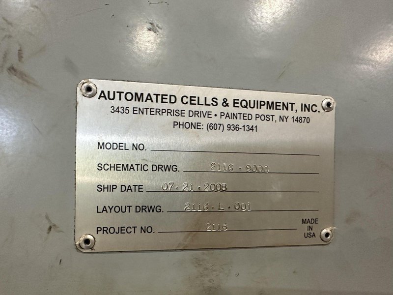 2008 FANUC MODEL #M-16iB20 PICK &amp; PLACE ROBOT WITH FANUC R-30IA CONTROLLER: STOCK #20849