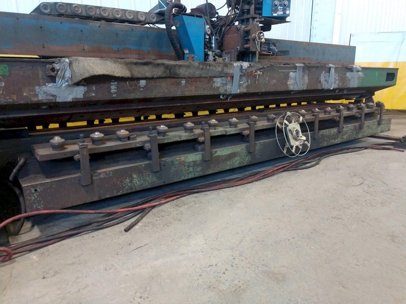 144" RANSOME TANK SEAM WELDER WITH MILLER WELDING COMPONENTS: STOCK 13395