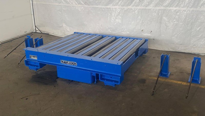10,000 LB X 72" X 60" PRO-ECO POWERED ROLLER SCALE. STOCK #0310223.