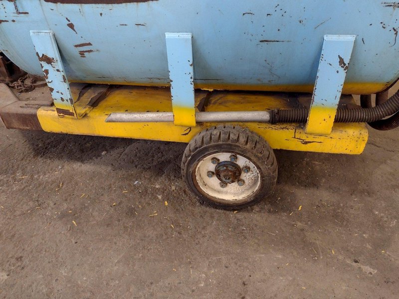 200 GALLON YELLOW BELLIED KOHLER GAS POWERED ROLLING HYDRAULIC OIL VACUUM SUMP SUCKER CART: STOCK #16072