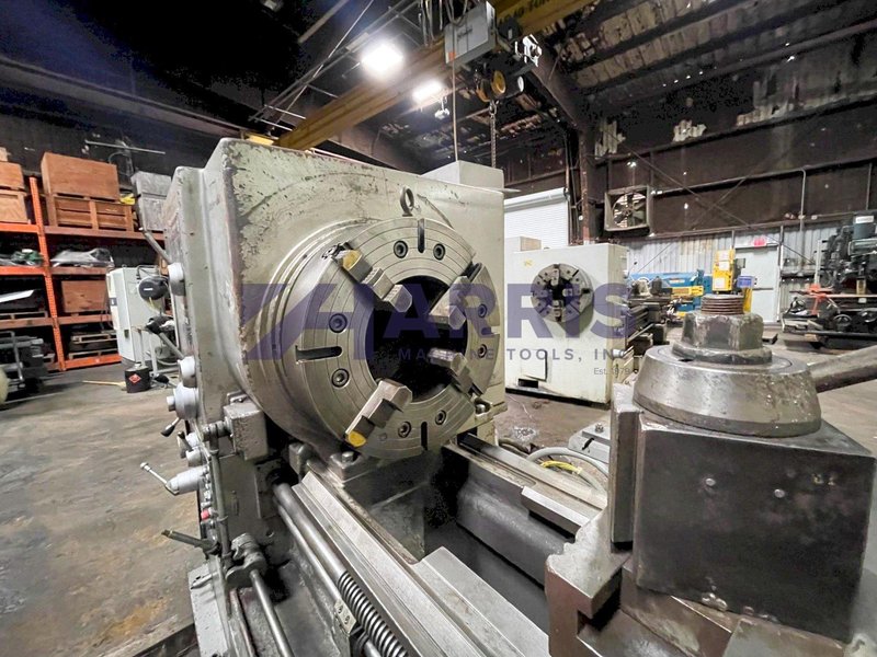 30" x 120" Mazak Heavy Duty Hollow Spindle Lathe with 12" Spindle Bore