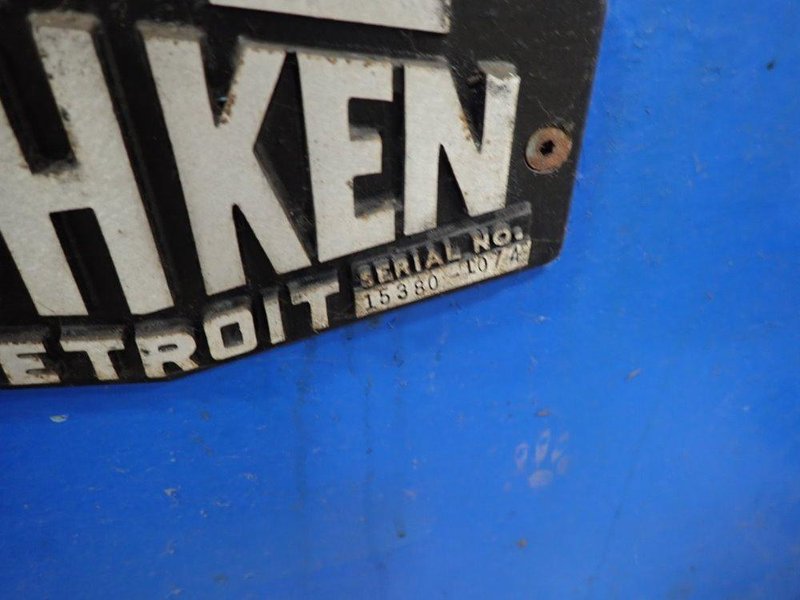 8" TISHKEN MODEL 6R-8 POWERED EDGE CONDITIONER / DEBURRER: STOCK #11166