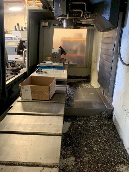 2015 HAAS VF-4SS w/HRT210 and Tooling Package only 386 Spindle Hours Vertical Machining Center