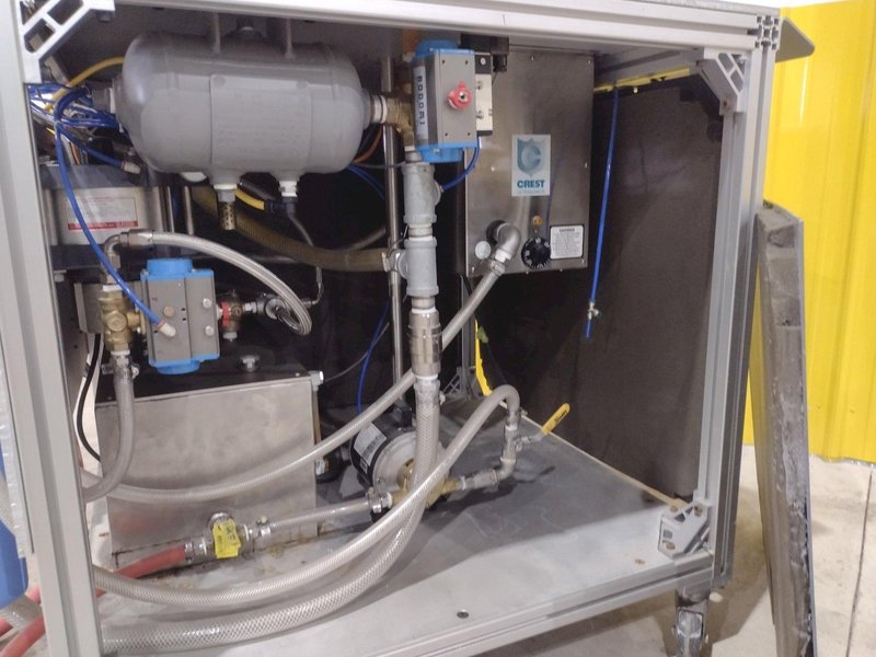 KRC (KENTUCKY REBUILD) TEST STAND WITH CREST ULTRASONIC POWER SUPPLY: STOCK #20594