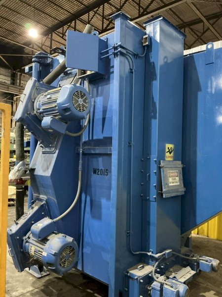 60" x 60" BCP MODEL #A4-9479 SPINNER HANGER SHOT BLAST MACHINE, NEW 1999: YOBRO #26149