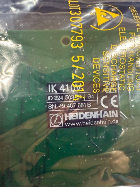HEIDENHAIN IK410V ID: 324 503 51 CIRCUIT BOARD NEW WITH ORIGINAL BOX