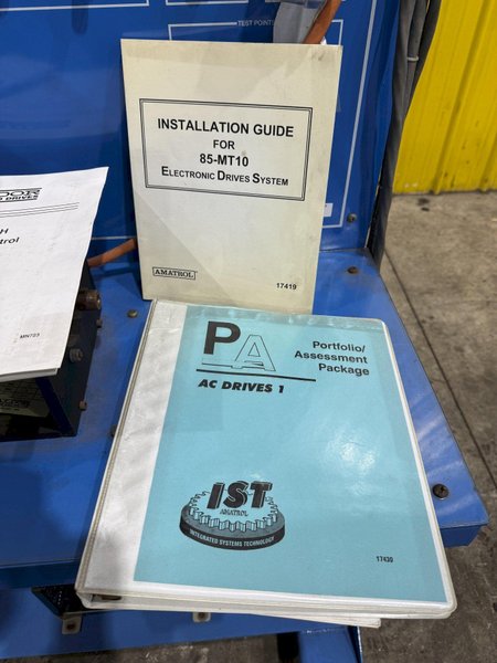 AMATROL MODEL #85-MT10 ELECTRONIC DRIVES SYSTEM TRAINING &amp; TESTING STAND: YOBRO #24915