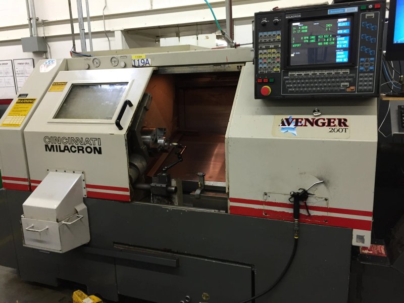 1998 CINCINNATI MILACRON 200T AVENGER | CNC &amp; N/C Controls