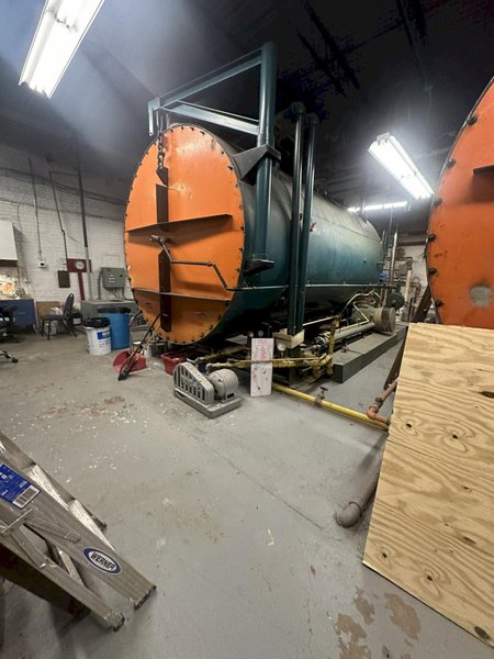 1966 Orr &amp; Sembower 350 HP 3‑pass firetube natural‑gas boiler