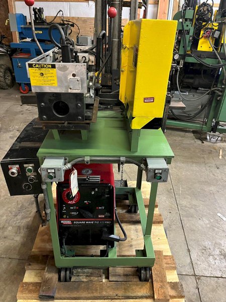 15" X .100 KENT MODEL #C31P SHEAR COIL END WELDER: STOCK 21114