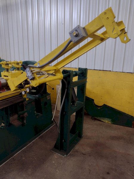 12" WIDE TORRINGTON 4" ARBOR PULL-THROUGH SLITTING LINE: STOCK #16504
