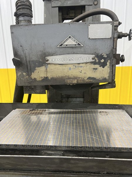 12" x 24" OKAMOTO MODEL #ACCUGAR-124N AUTOMATIC HORIZONTAL SURFACE GRINDER: STOCK #20674