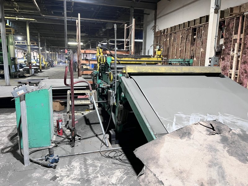 20,000 LB X 72" X 14 GA IOWA-PRECISION/EGAN SLEAR LINE. STOCK # 1088126