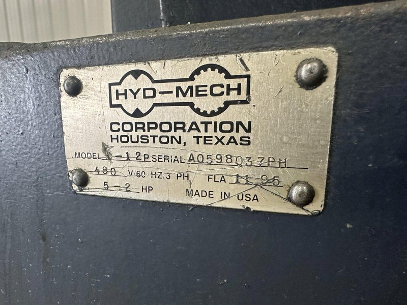 12" X 12" HYD-MECH MODEL #H12-P HORIZONTAL AUTOMATIC BAND SAW: STOCK #20042