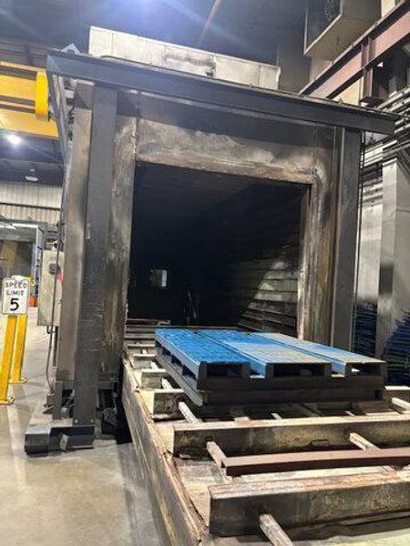 750° Advanced Process Equipment Car Bottom Oven, 2002