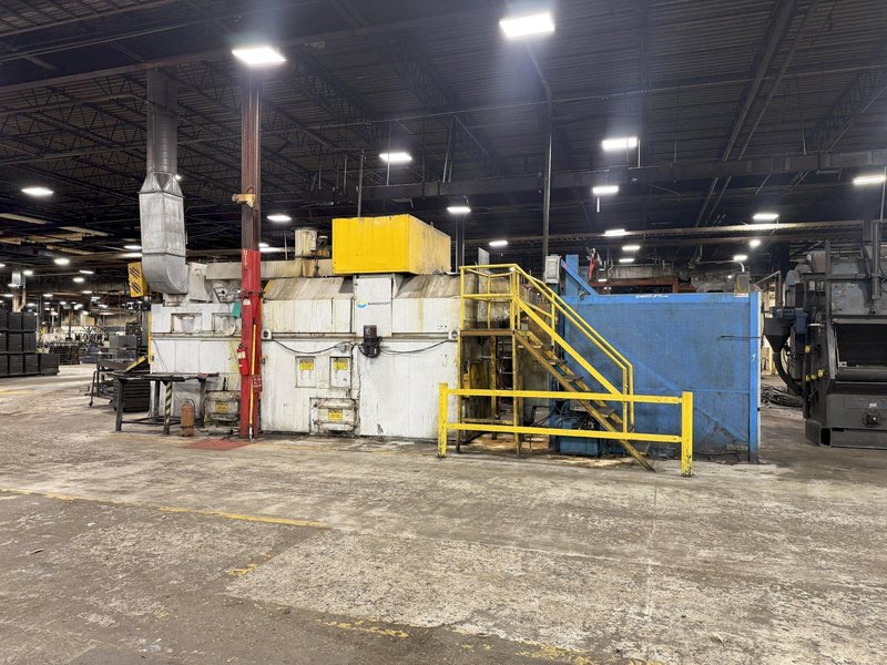 48" X 3-STAGE RANSOHOFF ROTARY DRUM BATCH AUTOMATIC PARTS DEBURR &amp; WASHER SYSTEM, NEW 2013: YOBRO #24300