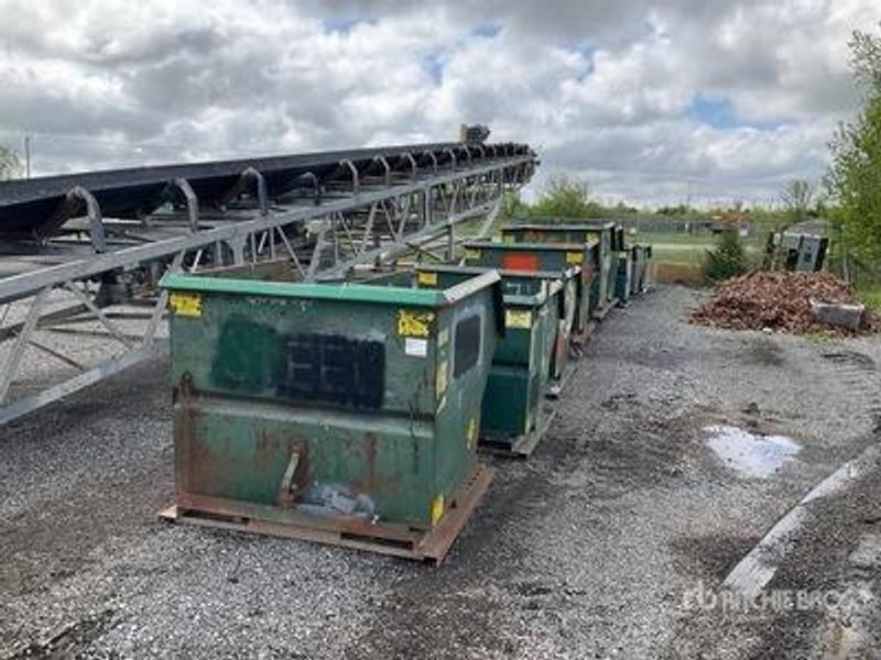 2 CU YD X 4,000 LBS JESCO DUMP HOPPER: STOCK #23206