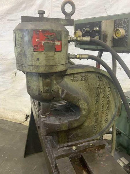 (2) 90 TON W A WHITNEY FLANGE HYDRAULIC PUNCH PRESS: STOCK #78821