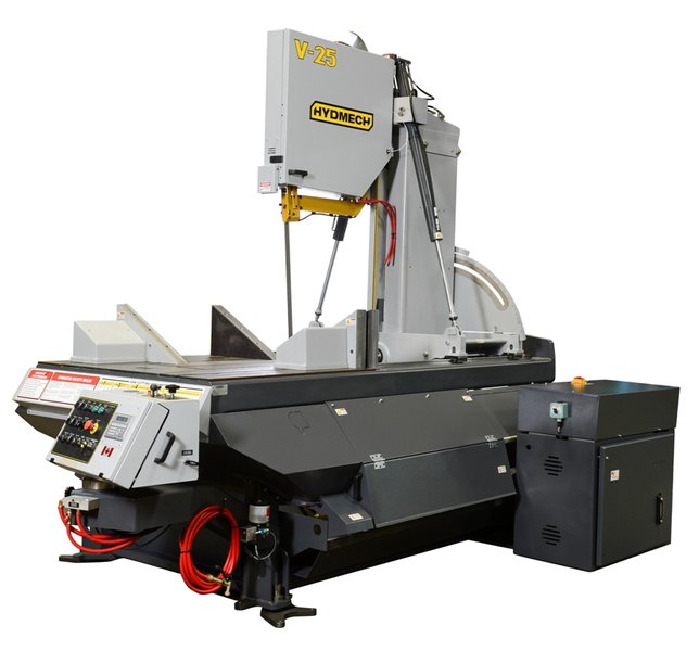 NEW - 30"H x 25"W HYD-MECH V-25 SEMI-AUTOMATIC VERTICAL TILT FRAME BAND SAW