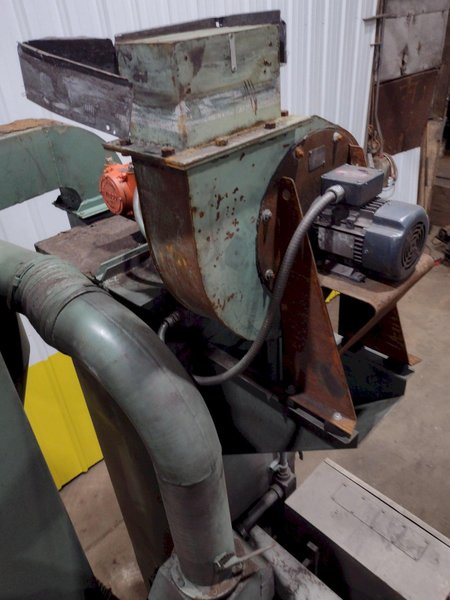 40" CM SANDBLASTING CM1000 ROTARY TABLE SHOT BLAST MACHINE: STOCK #17423
