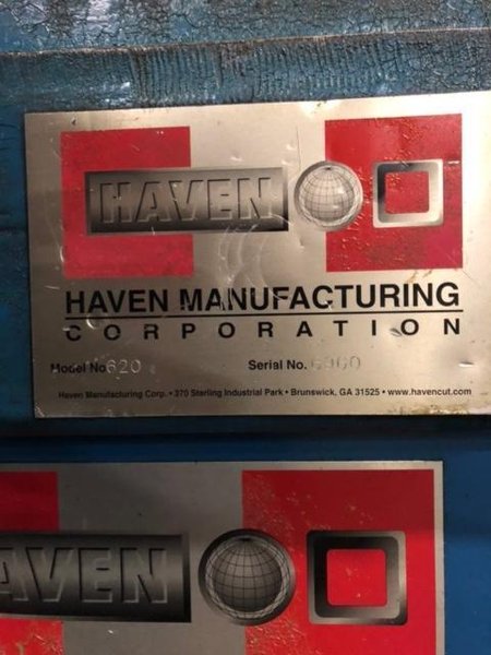 2" Haven model 620 Klean Cut Tube Cut Off