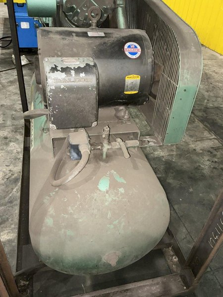 15 HP SPEEDAIRE MODEL #19-000069-0 DUPLEX AIR COMPRESSOR : YOBRO 26354