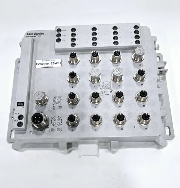 ALLEN BRADLEY 1783-ZMS16TA ARMORSTRATIX 5700 ETHERNET SWITCH USED