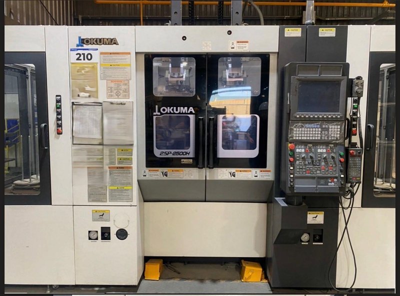 2022 Okuma 2SP-2500H Used CNC Lathe with Dual Gantry &amp; Stockers For Sale