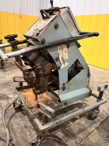 1.5" GULLCO MODEL #KBM-18 PLATE BEVELING MACHINE: YOBRO #24077