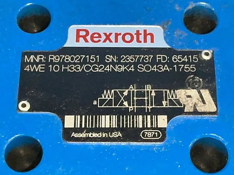Rexroth Hydraulic Directional Solenoid Valve - R978027151