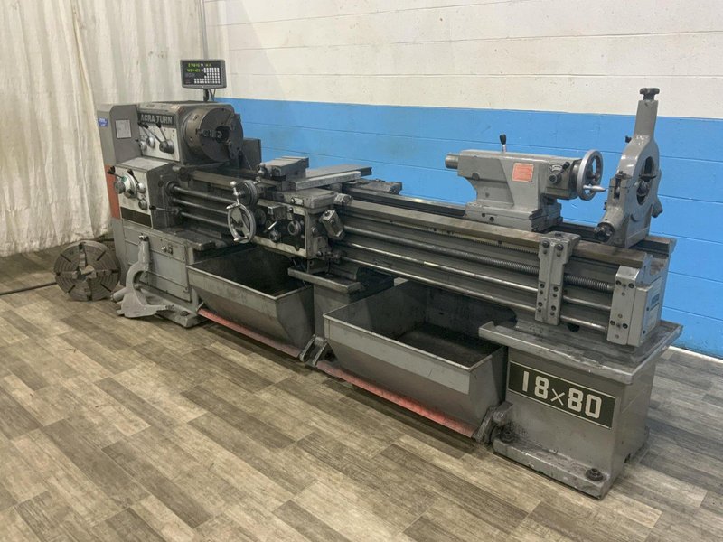 18" X 80" ACRA-TURN ENGINE LATHE: STOCK #80805