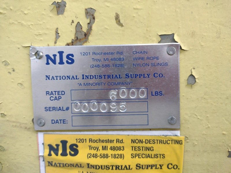 6,000 LB NATIONAL INDUSTRIAL SUPPLY SAW HORSES, SET OF 2: STOCK 20196