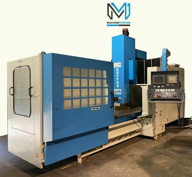 Nicolas Correa Euro-2000 CNC Vertical Bridge Mill