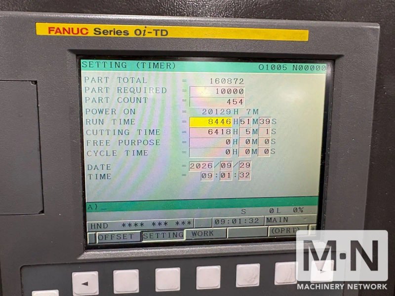 Tsugami BO385 CNC Swiss Lathe, 2012