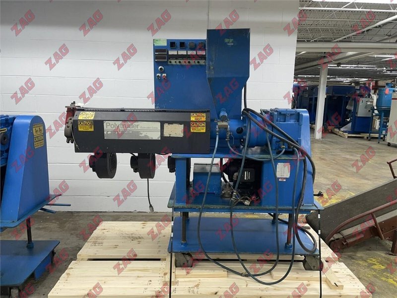 1.75" Polytruder, 24:1 L/D Ratio, 15 HP AC Motor