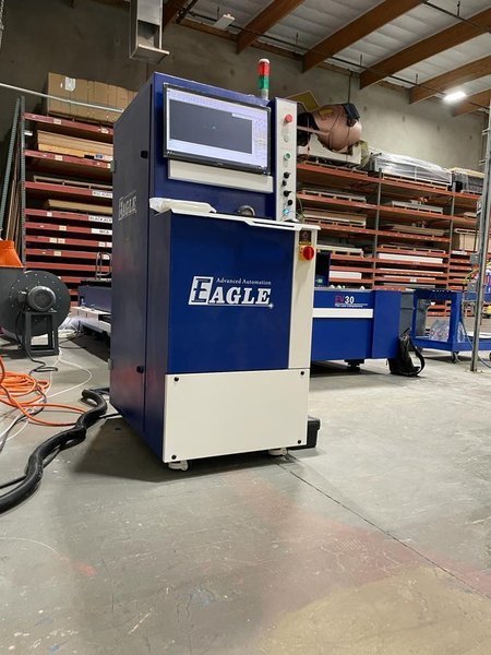 6,000 Watt Eagle EV-30 Fiber  Maxphotonics Laser Cutting Machine, 2025 – Factory New, Never Put To Power, 6′ x 12′