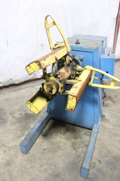 4000 LB 2 TON x 18" PRESS ROOM EQUIPMENT NON POWERED MODEL #PR-124000-NAB-H PULL OFF UNCOILER COIL REEL: STOCK #10243