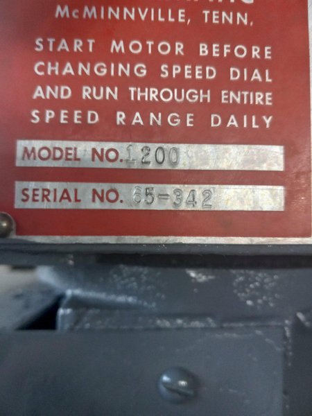POWERMATIC 1200 DRILL PRESS. STOCK # 1005324
