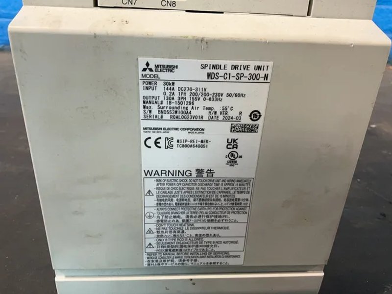 Mitsubishi 30 Kw Spindle Drive Unit - Mds-c1-sp-300-n