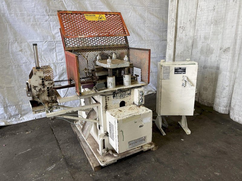 18 TON TISHKEN 4 POST CUTOFF PRESS: STOCK #76594