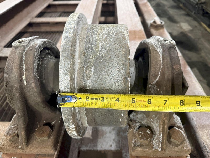 10' X 20' HEAVY DUTY STEEL TRANSFER PULL CART / RAIL CAR: YOBRO #24623