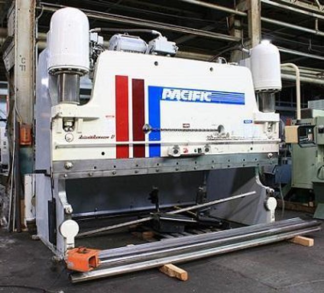 350 TON X 12' PACIFIC HYD. MODEL#FF350-12-I PRESS BRAKE W/ HURCO 5C BACK GAUGE