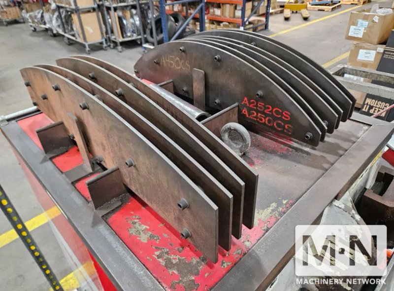Simasv CH-3380 3" x 3" x 0.31" Hydraulic Angle Bending Roll, 2002