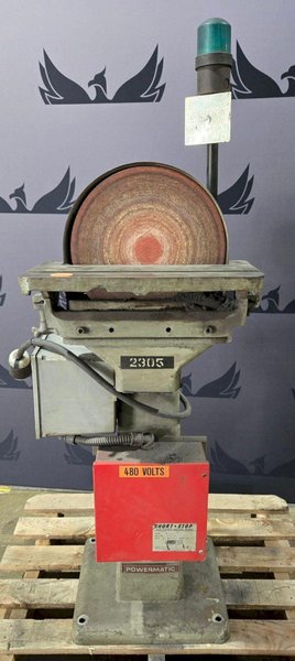 STRIPPIT HOUDAILLE 263/460 V 1725 RPM MODEL PEDESTAL GRINDER USED