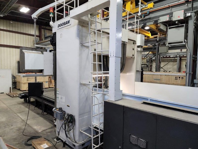 2009 DOOSAN DCM 2740 Gantry Machining Center - 5-Axis, FANUC 18I-MB Controls